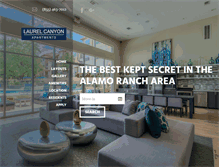 Tablet Screenshot of laurelcanyonapartments.com